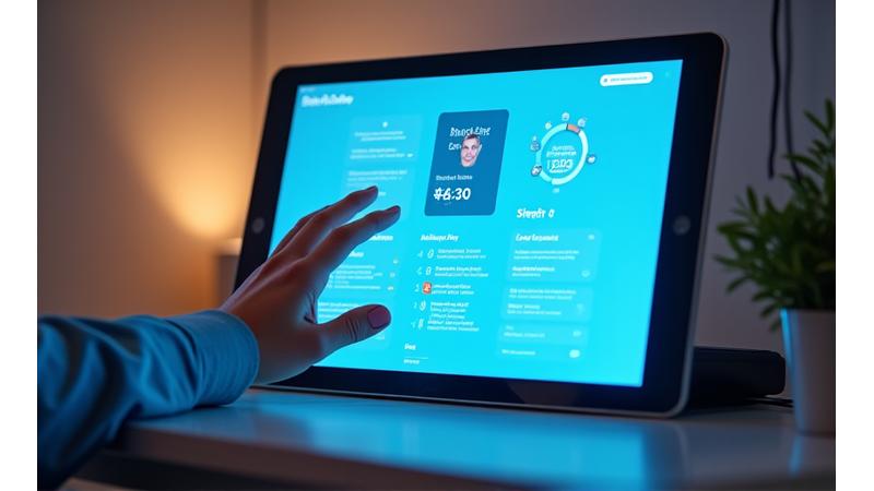 Interfaccia utente di un portale Anima Sana che mostra un feed di articoli personalizzati, con grafici e preferenze utente evidenziate.
