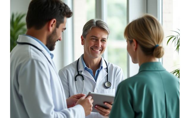 Team Anima Sana in interazione professionale con un cliente, sorridenti e disponibili.