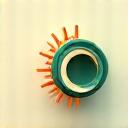 Icona di un ingranaggio con una lente d'ingrandimento, che rappresenta metriche personalizzabili.